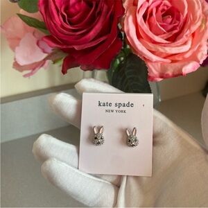 🐰 Kate Spade Silver Bunny Earrings